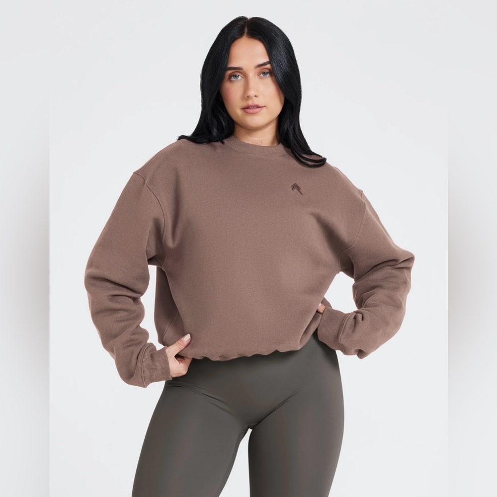Oner Active All Day Sweatshirt Cool Brown XS
